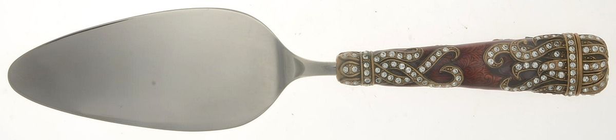 Table Top Cake Server with Stainless Blade by Edgar Berebi-1