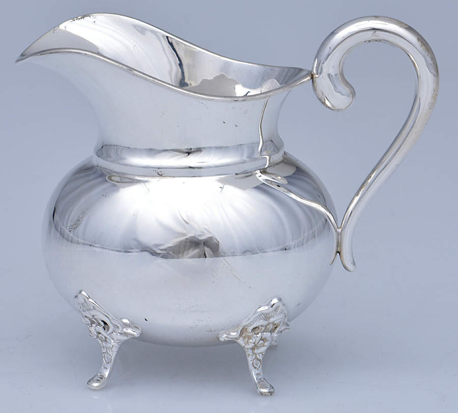 EIL4 (Sterling, Hollowware) Creamer by Emil Hermann (Germany)-1