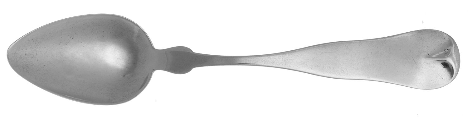 Coin Silver Flatware Teaspoon by Edwin B Horn-1