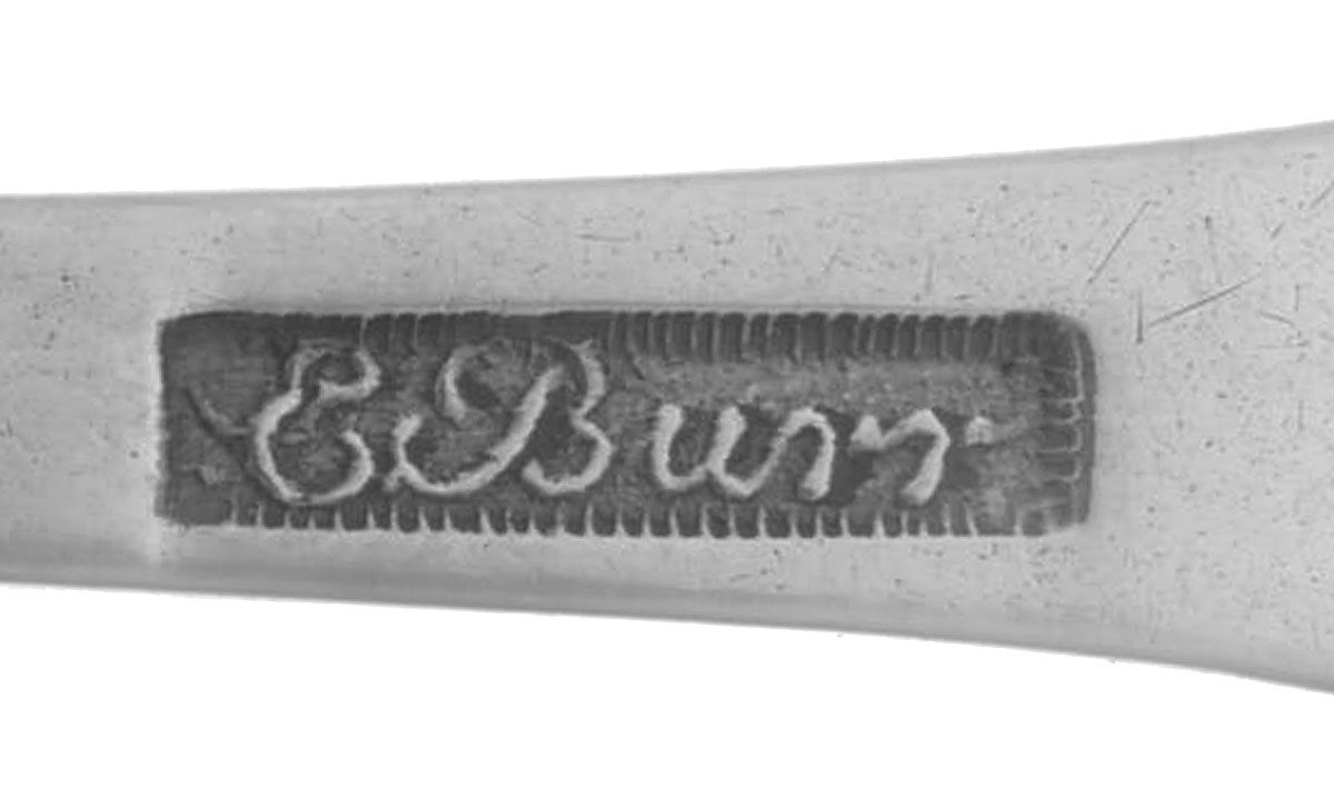 Coin Silver Flatware Teaspoon by Ezekiel Burr-3