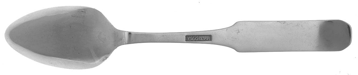 Coin Silver Flatware Teaspoon by Ezekiel Burr-2