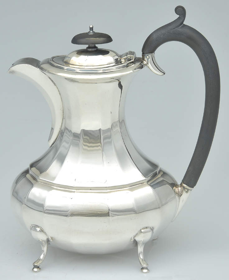 EV7 (Sterling, Hollowware) Coffee Pot by E.Viners (Sheffield)-1
