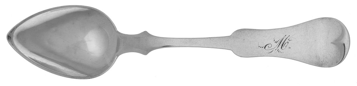 Coin Silver Flatware Teaspoon by Edward Edmund Mead (Meade)-1