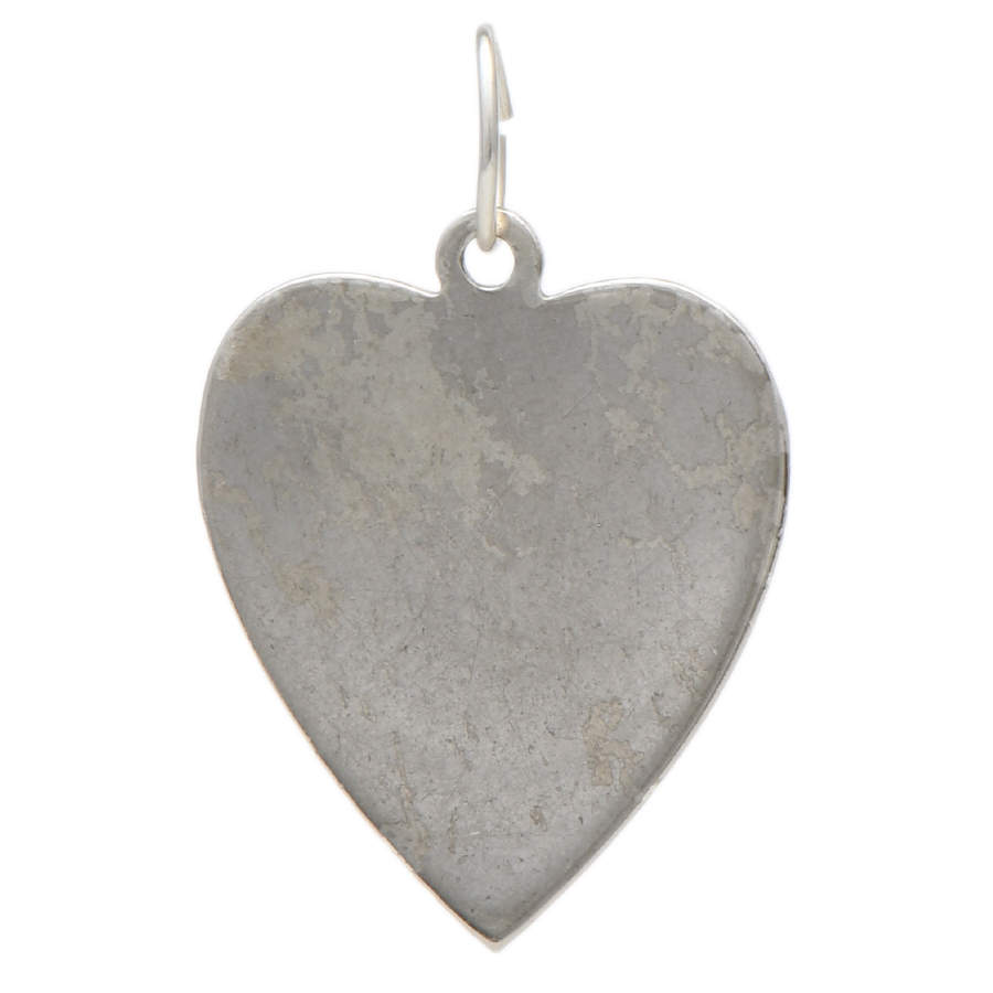 Sterling Vintage "Happy Birthday" Heart Charm-3