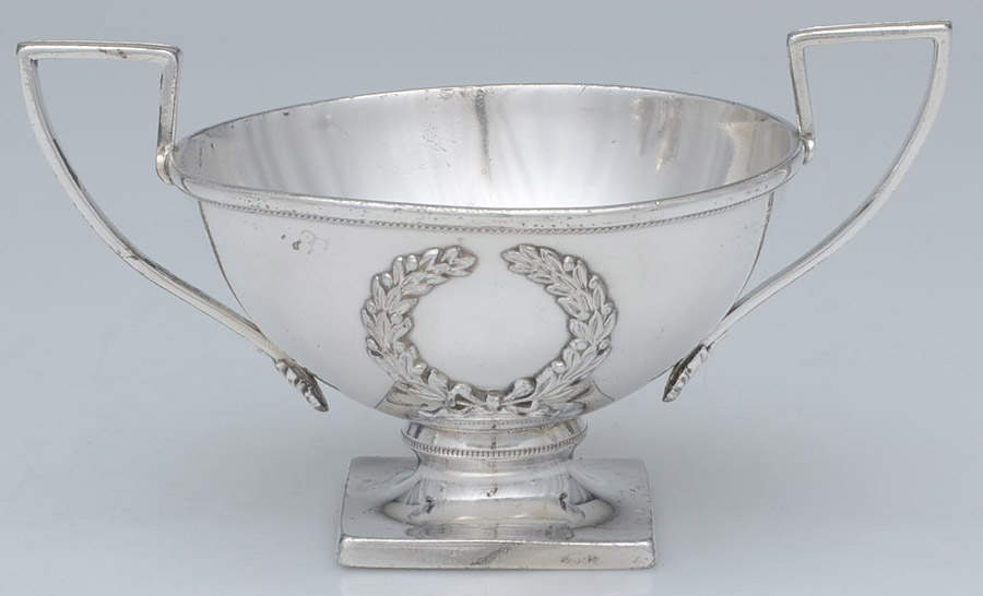 69 (Silverplate, Hollowware) Mini Open Sugar Bowl by EG  Webster-1
