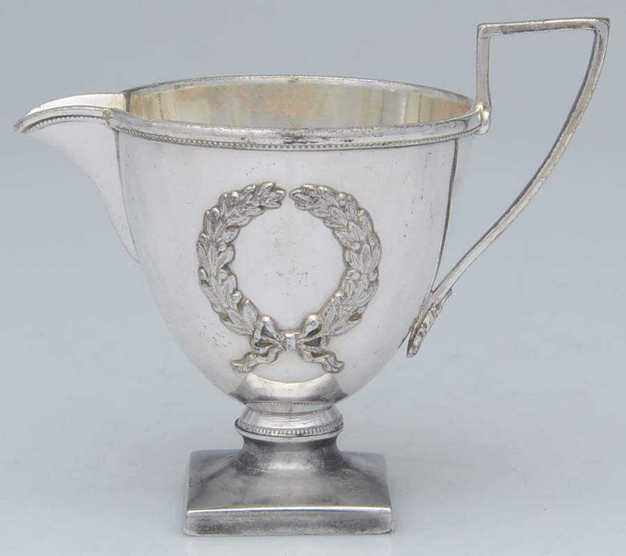 69 (Silverplate, Hollowware) Mini Creamer by EG  Webster-1