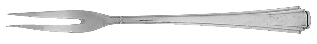 EHK1 (Silverplate) Small 2-Tine Cold Meat Serving Fork by E & C Hartkopf-1