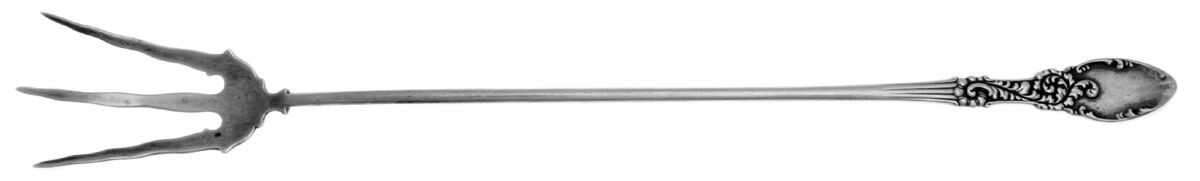 Tyrolean (Sterling, 1893) Large Lettuce Serving Fork by Frank Whiting-1