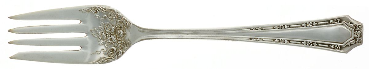 Alpha (Silverplate) Individual Salad Fork by Fairfield Plate-1