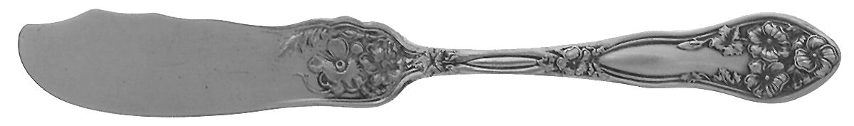 One (Silverplate) Flat Handle Master Butter Knife by Fairfield Plate-1