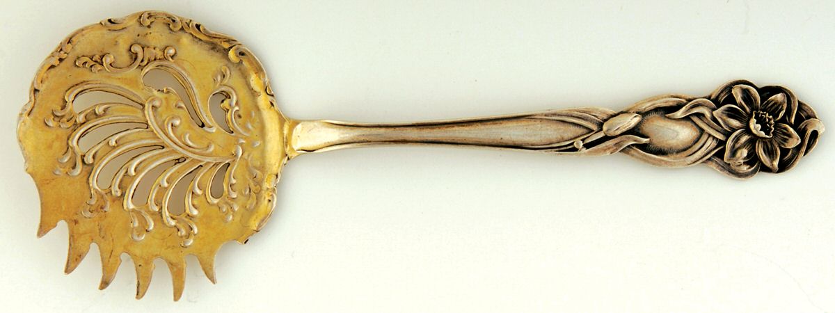 Narcissus (Sterling, 1905) Large Cucumber Server by Fessenden-1