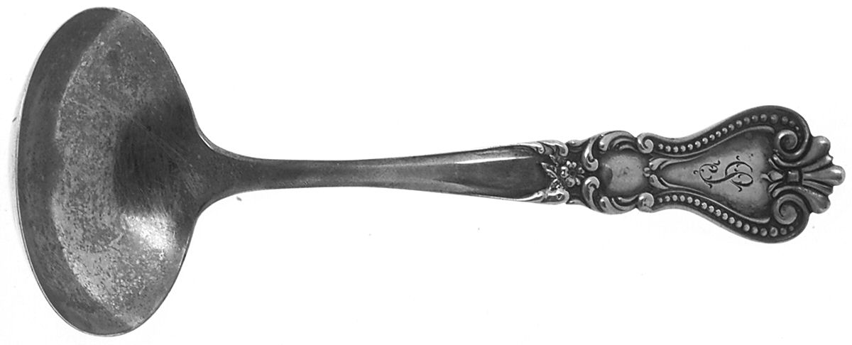 Newport (Sterling, 1900) Solid Piece Cream Ladle by Fessenden-1