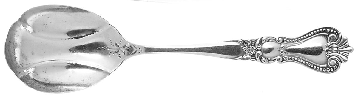 Newport (Sterling, 1900) Sugar Shell Spoon by Fessenden-1
