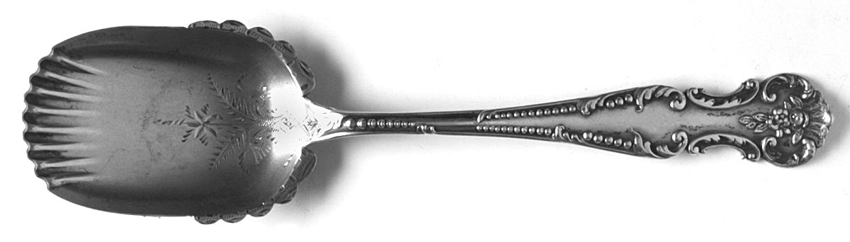 Old Rose (Sterling, 1900) Preserve Spoon by Fessenden-1