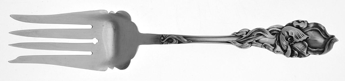 Tulip (Sterling, 1910) Small Chipped Beef Fork by Fessenden-1