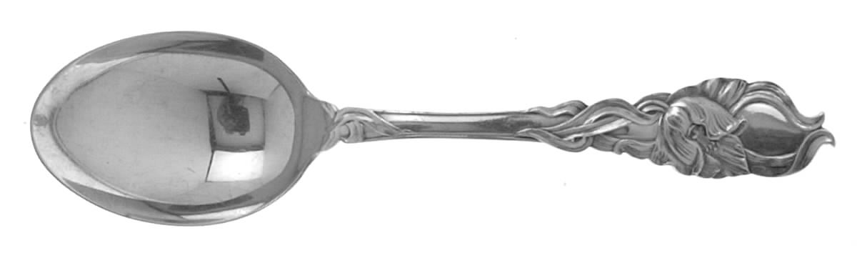 Tulip (Sterling, 1910) Place/Oval Soup Spoon by Fessenden-1