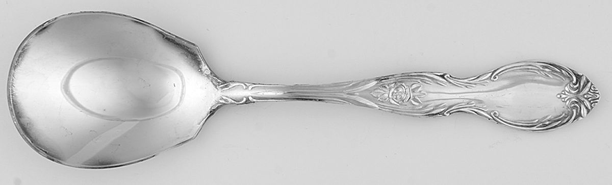 Elizabeth Rose (Silverplate) Solid Smooth Casserole Spoon by Fairmont Fine Silver-1