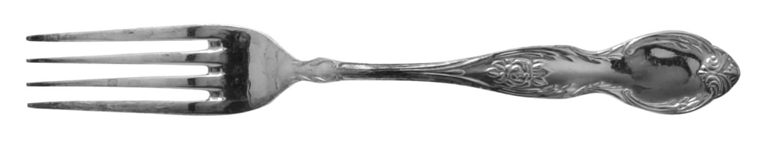 Elizabeth Rose (Silverplate) Fork by Fairmont Fine Silver-1