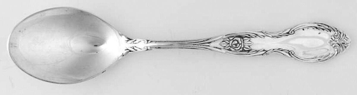 Elizabeth Rose (Silverplate) Place/Oval Soup Spoon by Fairmont Fine Silver-1
