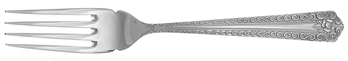 Juliana (Silverplate) Individual Solid Fish Fork by Fairmont Fine Silver-1