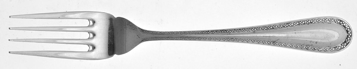 Marquise (Silverplate) Individual Solid Fish Fork by Fairmont Fine Silver-1