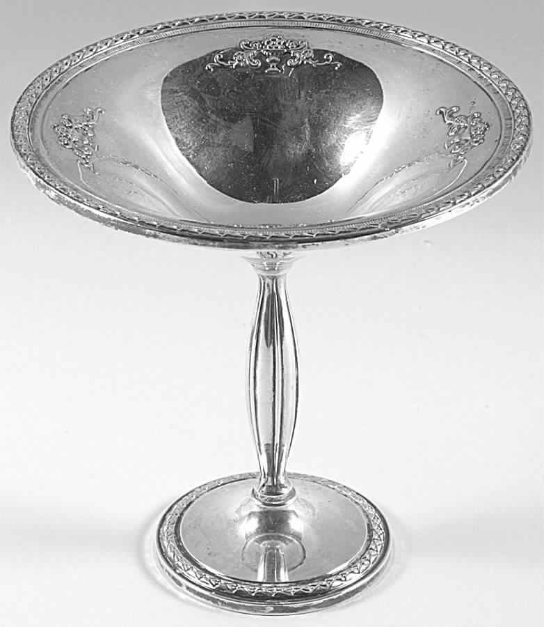 Sterling Hollowware Short Sterling Compote by Fisher Silversmiths-1