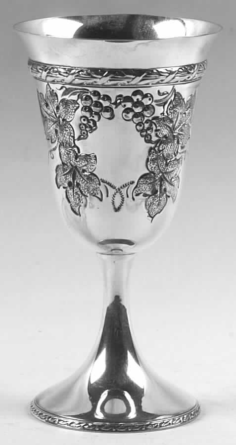 Sterling Hollowware Sterling Water Goblet (Set of 12) by Fisher Silversmiths-1