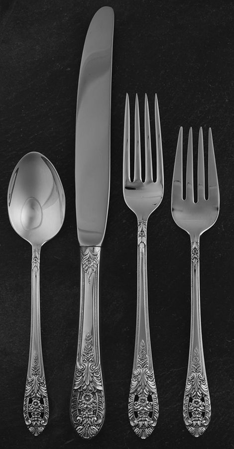 Crown Princess (Sterling, 1949) 4 Piece Place Size Setting by Fine Arts-1