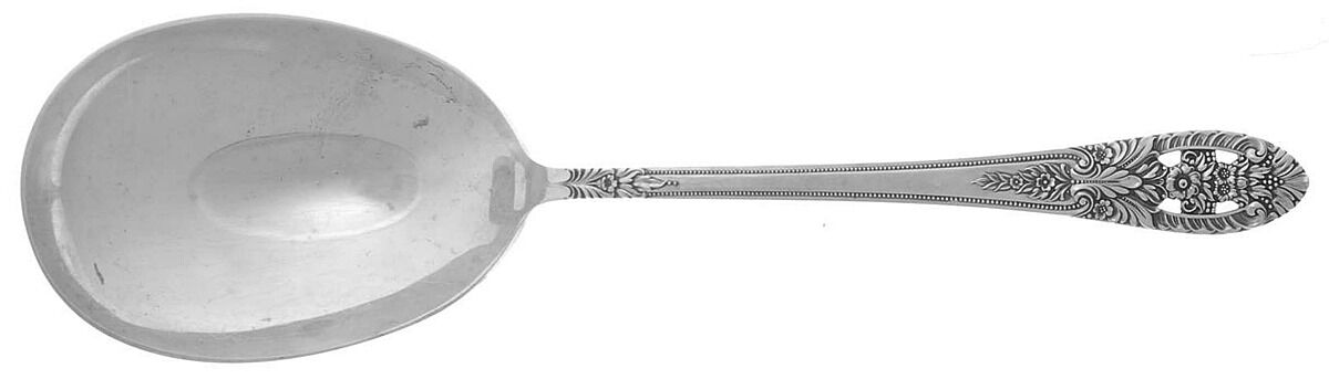 Crown Princess (Sterling, 1949) Solid Smooth Casserole Spoon by Fine Arts-1