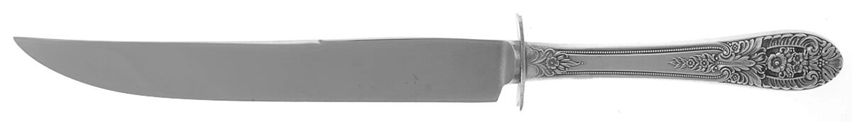 Crown Princess (Sterling, 1949) Small Steak Carving Knife with Stainless Blade by Fine Arts-1