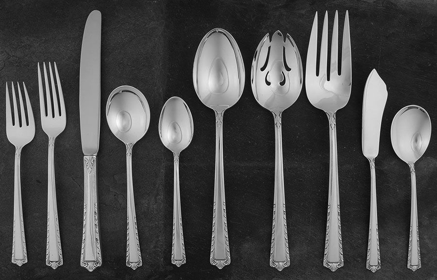Processional (Sterling, 1947) 45 Piece Place Size Starter Set by Fine Arts-1