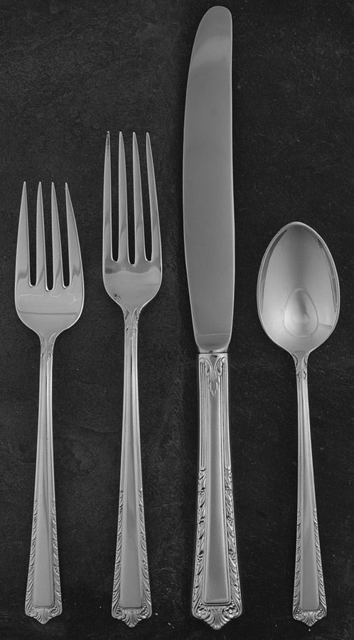 Processional (Sterling, 1947) 4 Piece Place Size Setting by Fine Arts-1