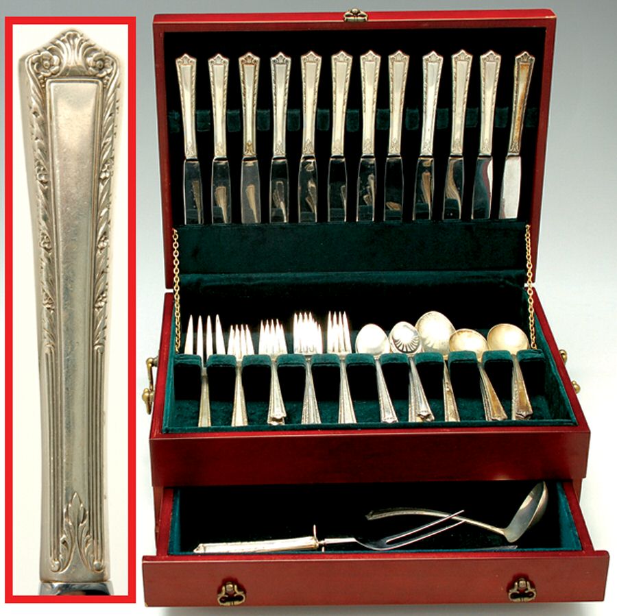 Processional (Sterling, 1947) 105 Piece Set by Fine Arts-1