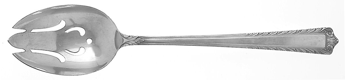 Processional (Sterling, 1947) Pierced Tablespoon (Serving Spoon) by Fine Arts-1