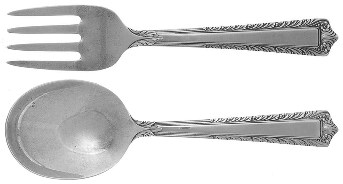 Processional (Sterling, 1947) 2 Pc Baby Set (BF, BS) by Fine Arts-1