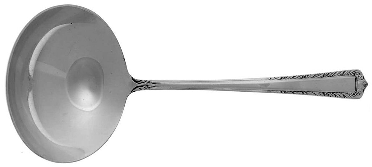 Processional (Sterling, 1947) Solid Piece Cream Ladle by Fine Arts-1