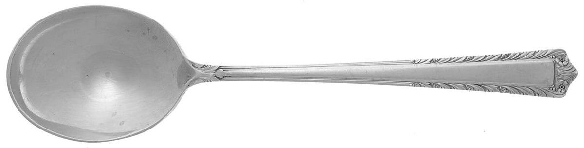 Processional (Sterling, 1947) Round Bowl Soup Spoon (Cream Soup) by Fine Arts-1