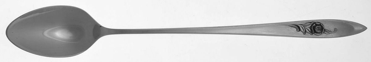 Romance Rose (Sterling, 1960) Iced Tea Spoon by Fine Arts-1