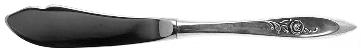 Romance Rose (Sterling, 1960) Hollow Handle Master Butter Knife by Fine Arts-1