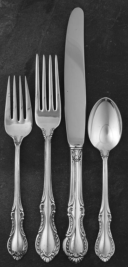 Southern Colonial (Sterling, 1945) 4 Piece Place Size Setting by Fine Arts-1