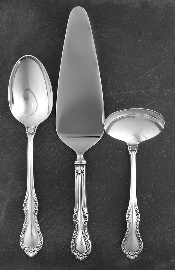 Southern Colonial (Sterling, 1945) 3 Piece Completer Set by Fine Arts-1