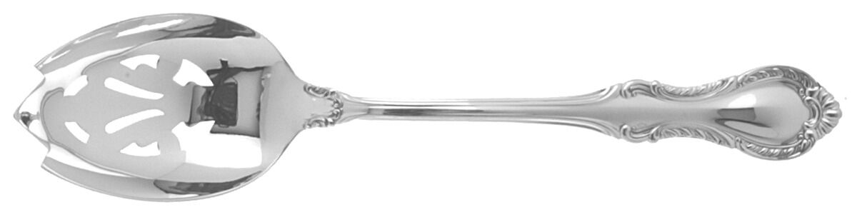 Southern Colonial (Sterling, 1945) Pierced Tablespoon (Serving Spoon) by Fine Arts-1