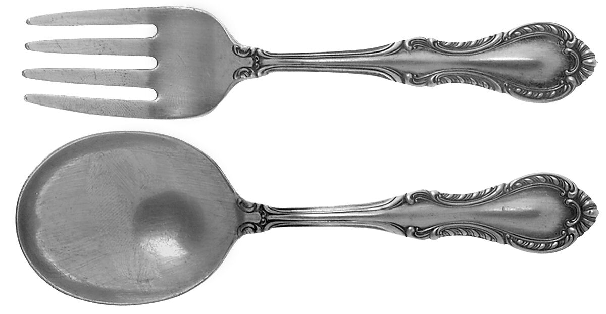 Southern Colonial (Sterling, 1945) 2 Pc Baby Set (BF, BS) by Fine Arts-1