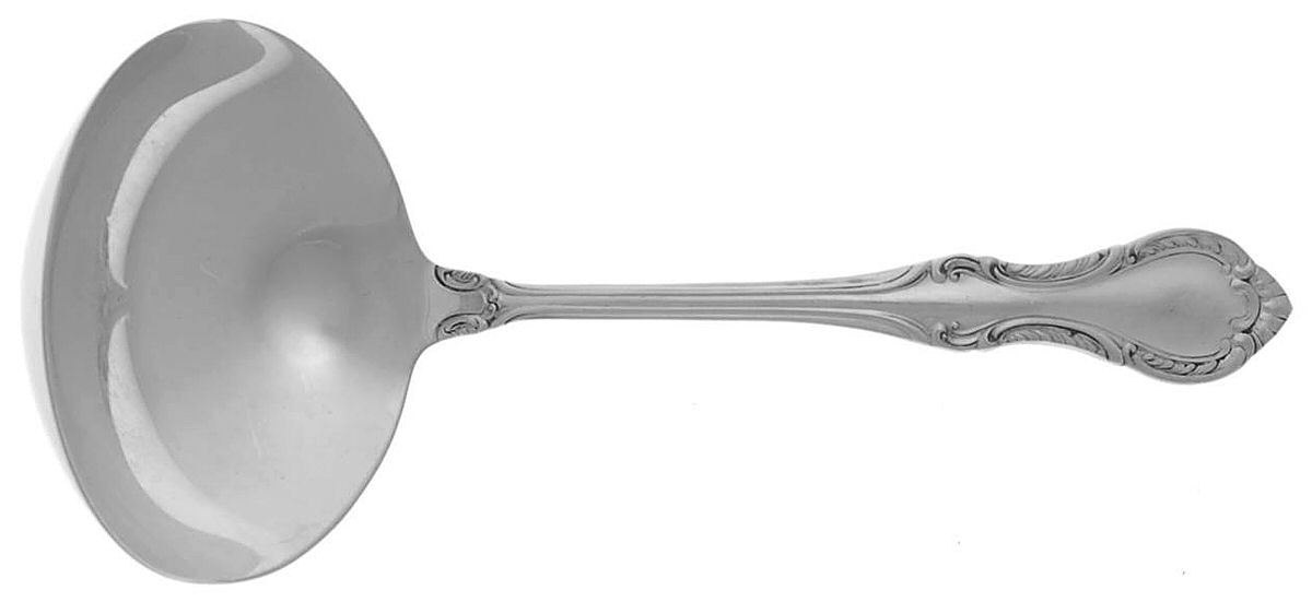 Southern Colonial (Sterling, 1945) Solid Piece Cream Ladle by Fine Arts-1