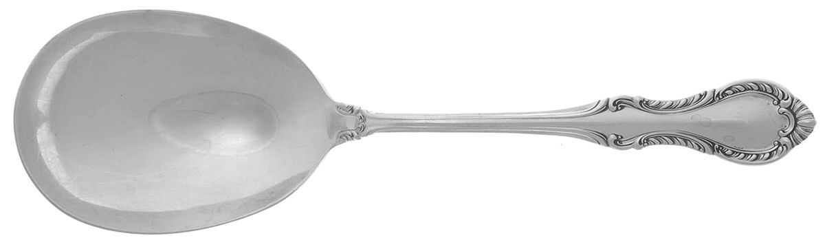 Southern Colonial (Sterling, 1945) Solid Smooth Casserole Spoon by Fine Arts-1