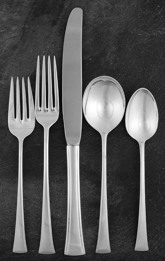 Tranquility (Sterling, 1947) 5 Piece Place Size Setting by Fine Arts-1