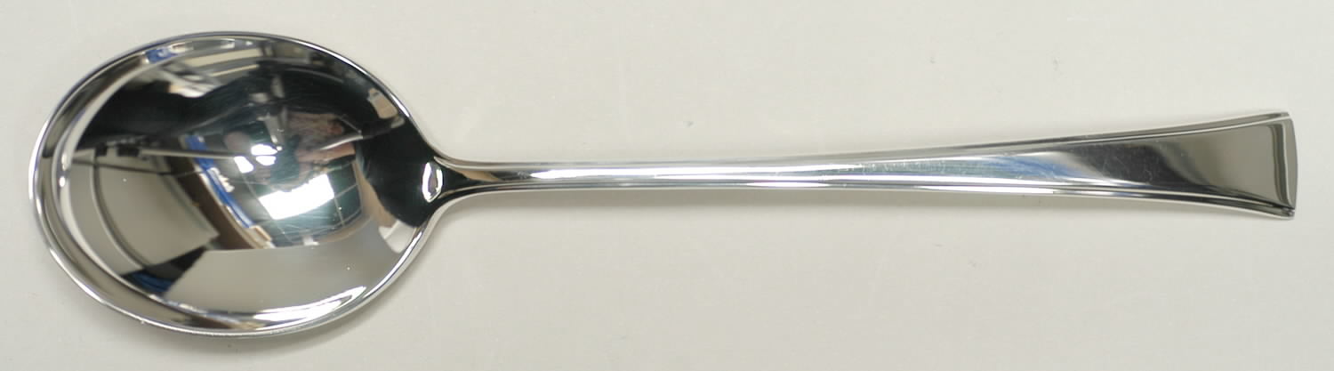 Tranquility (Sterling, 1947) Round Bowl Soup Spoon (Cream Soup) by Fine Arts-1