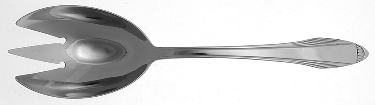 New Look (Stainless) Solid Salad Serving Fork by Flint-1