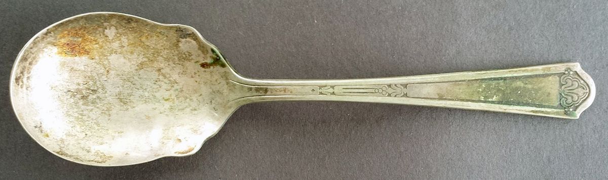 FLR2 (SILVERPLATE) Sugar Spoon by Florentine-1