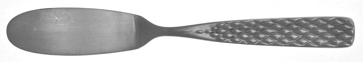 Pebble Beach (Stainless) Flat Handle Master Butter Knife by Franciscan-1